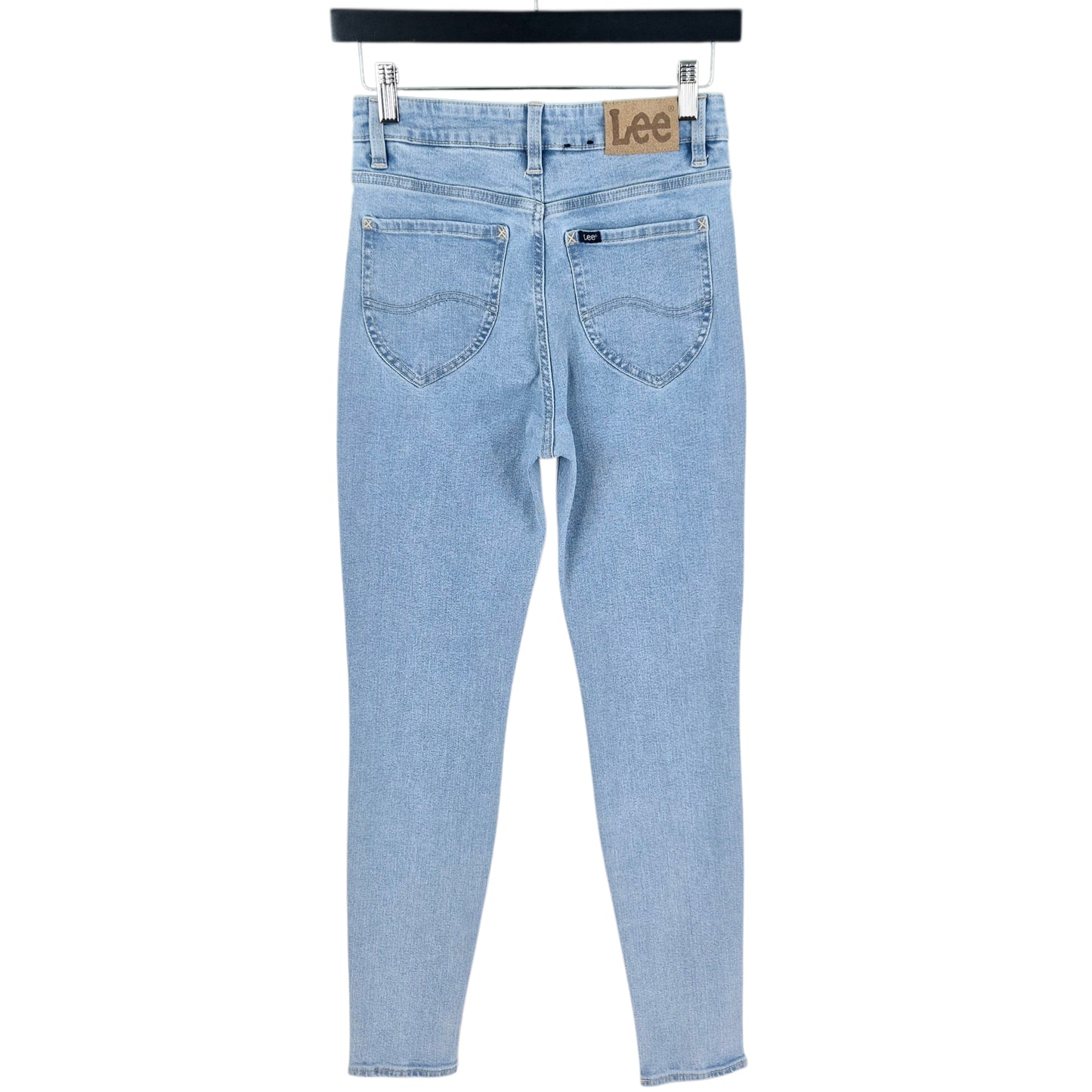 Lee Jeans Womens Light Blue Skinny Denim W25