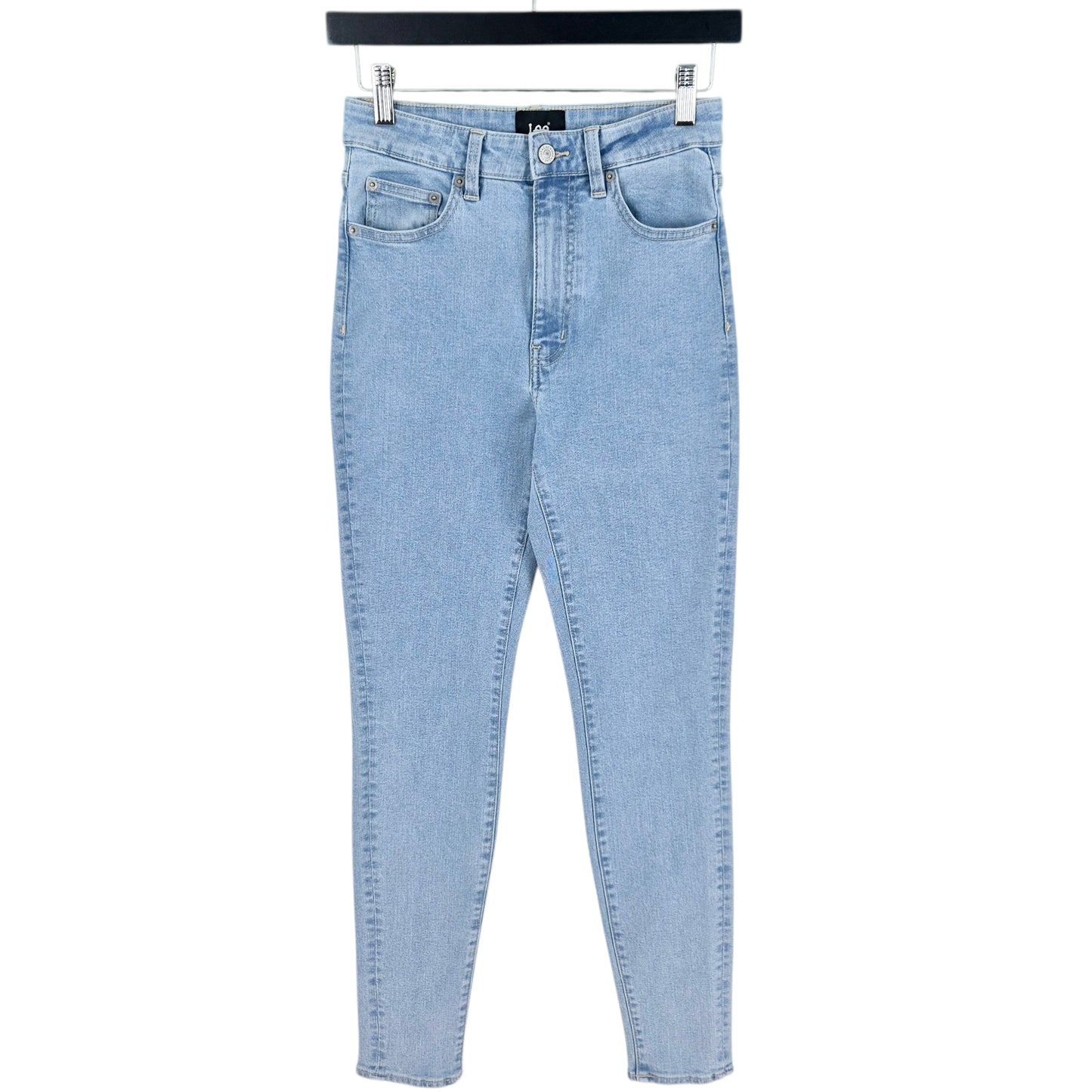 Lee Jeans Womens Light Blue Skinny Denim W25