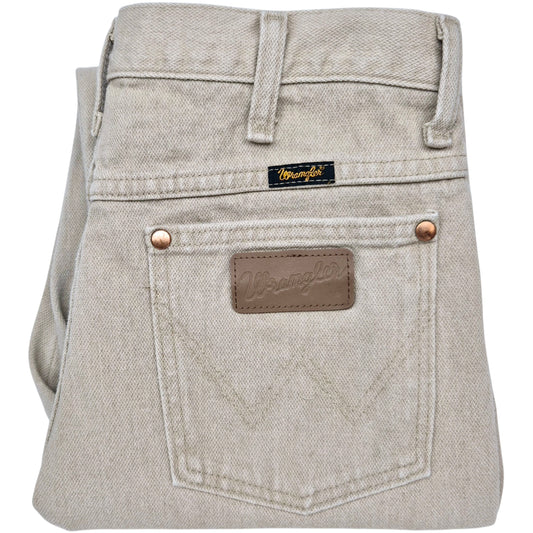 Vintage Wrangler Jeans 90's Light Brown Heavy Cowboy Denim W31