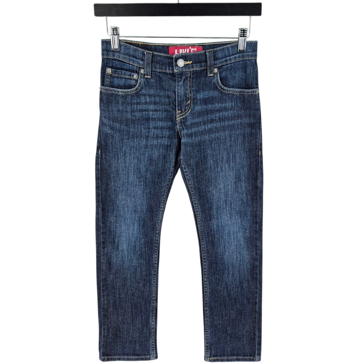 Vintage Levis 511 Jeans 2000's Womens Dark Blue Slim Straight Leg Denim W25