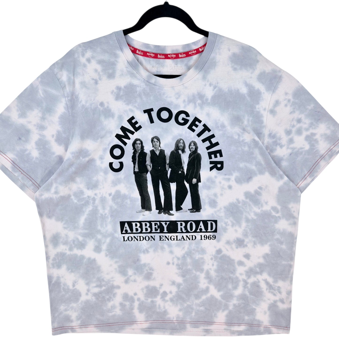 Hard Rock Cafe x The Beatles Tie Dye Cotton Tee Shirt Size 4XL