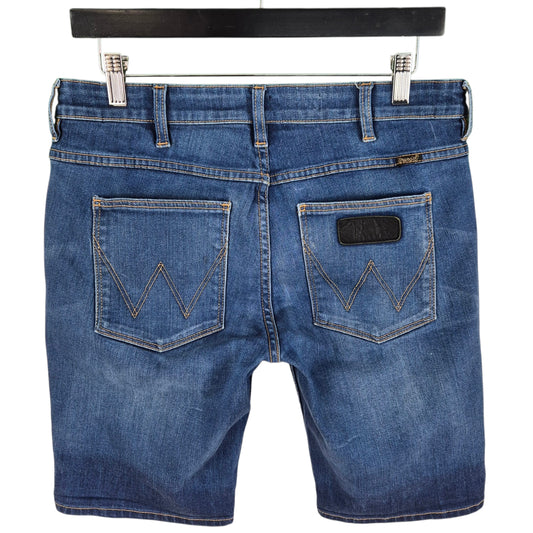 Wrangler Dark Blue Stomper Stretch Denim Shorts W32