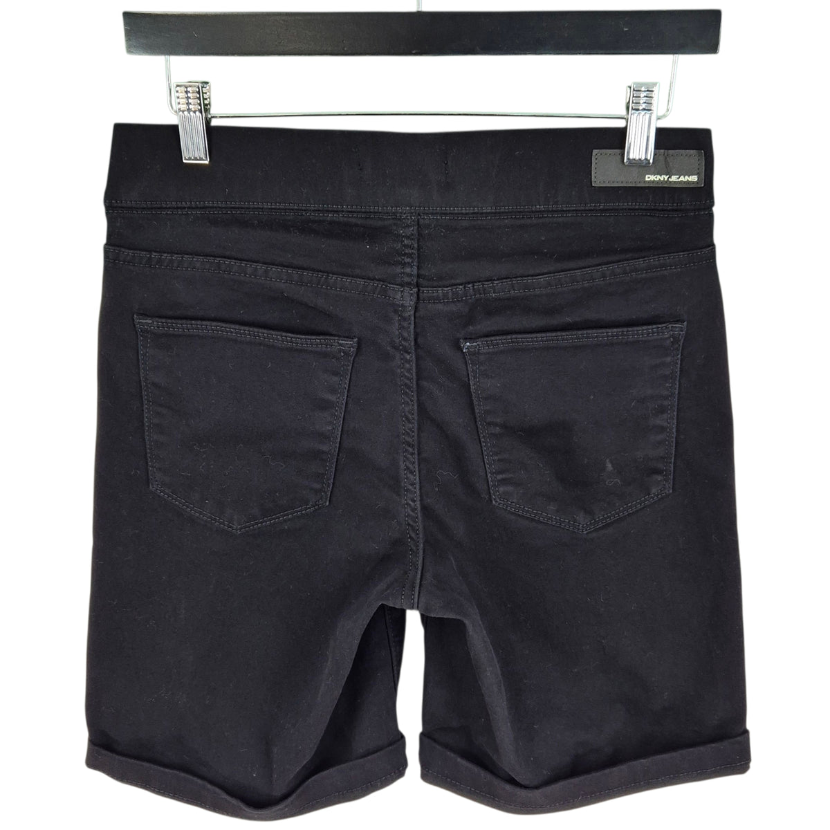 DKNY Jeans Womens Black Stretchy Shorts W28