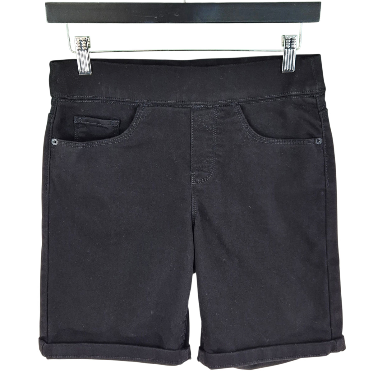 DKNY Jeans Womens Black Stretchy Shorts W28