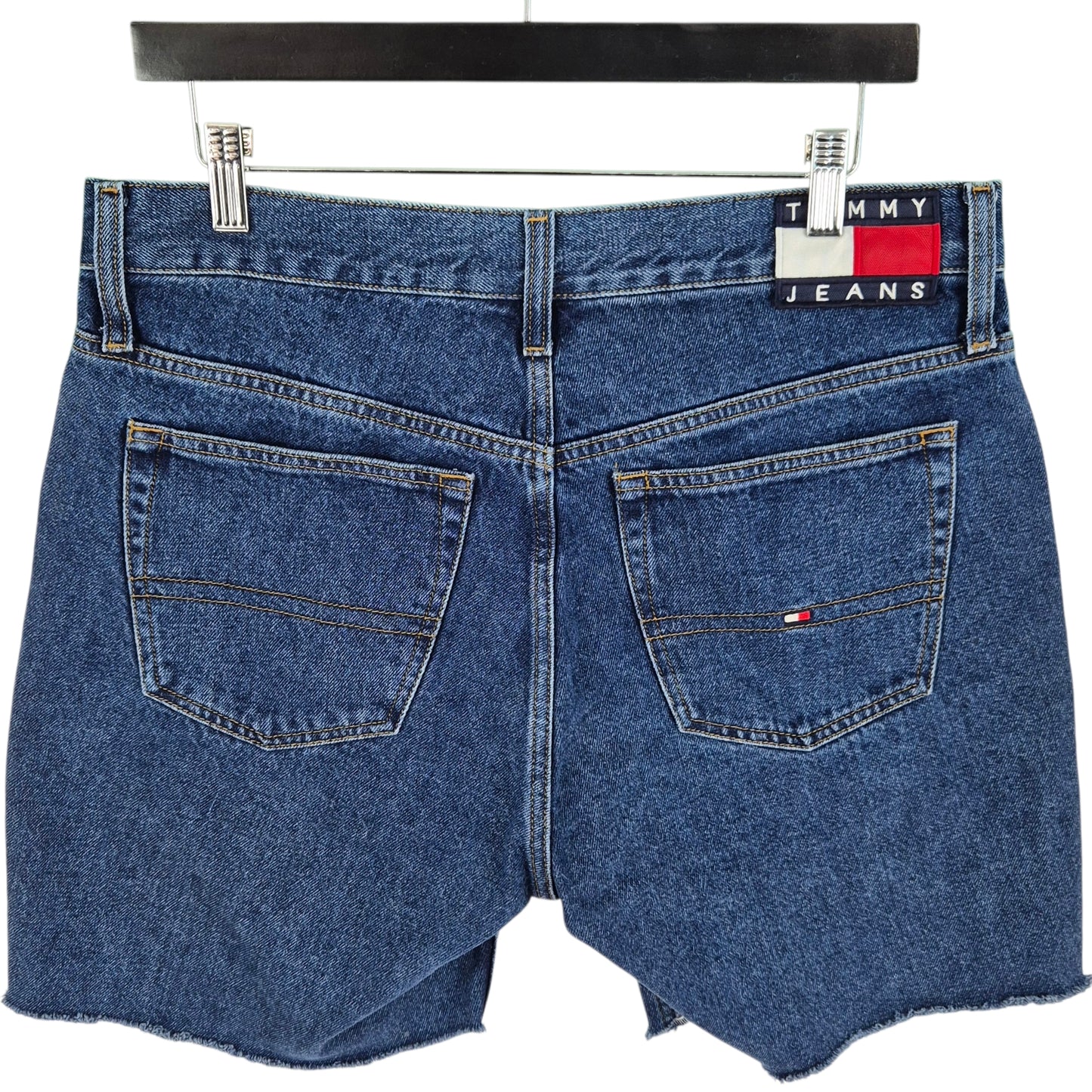 Tommy Hilfiger Jeans Womens Dark Blue Classic Denim Shorts W32