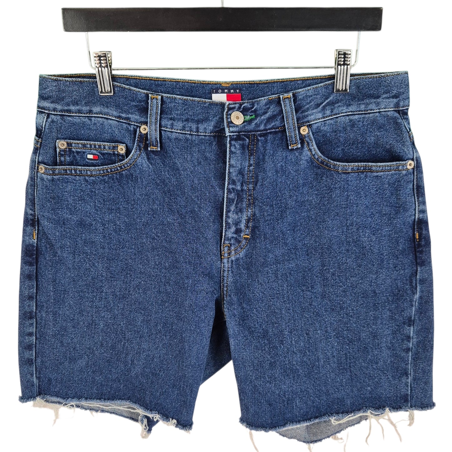 Tommy Hilfiger Jeans Womens Dark Blue Classic Denim Shorts W32