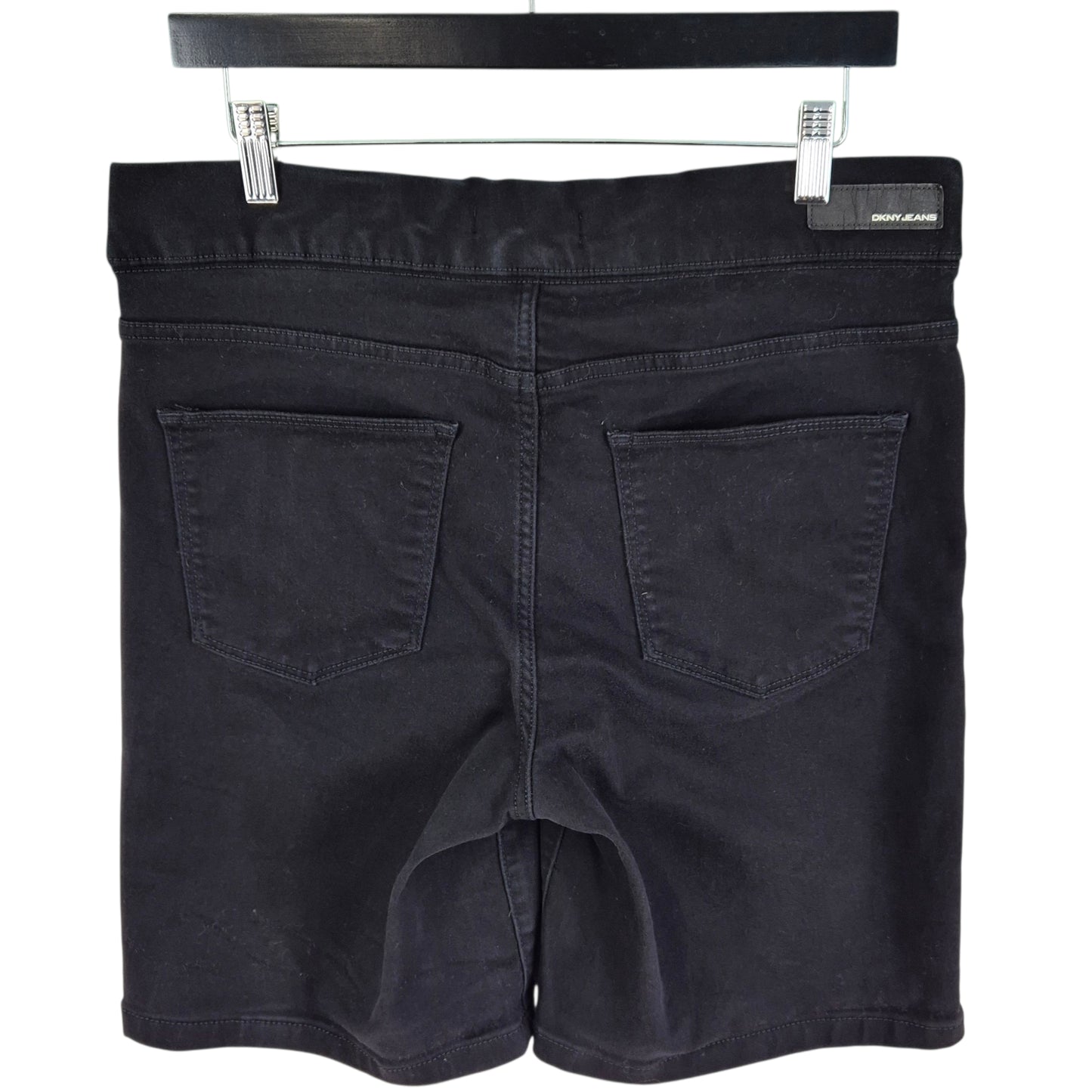 DKNY Womens Black Stretchy Chino Shorts W33