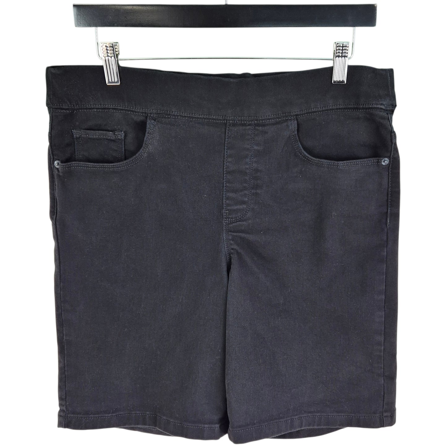 DKNY Womens Black Stretchy Chino Shorts W33