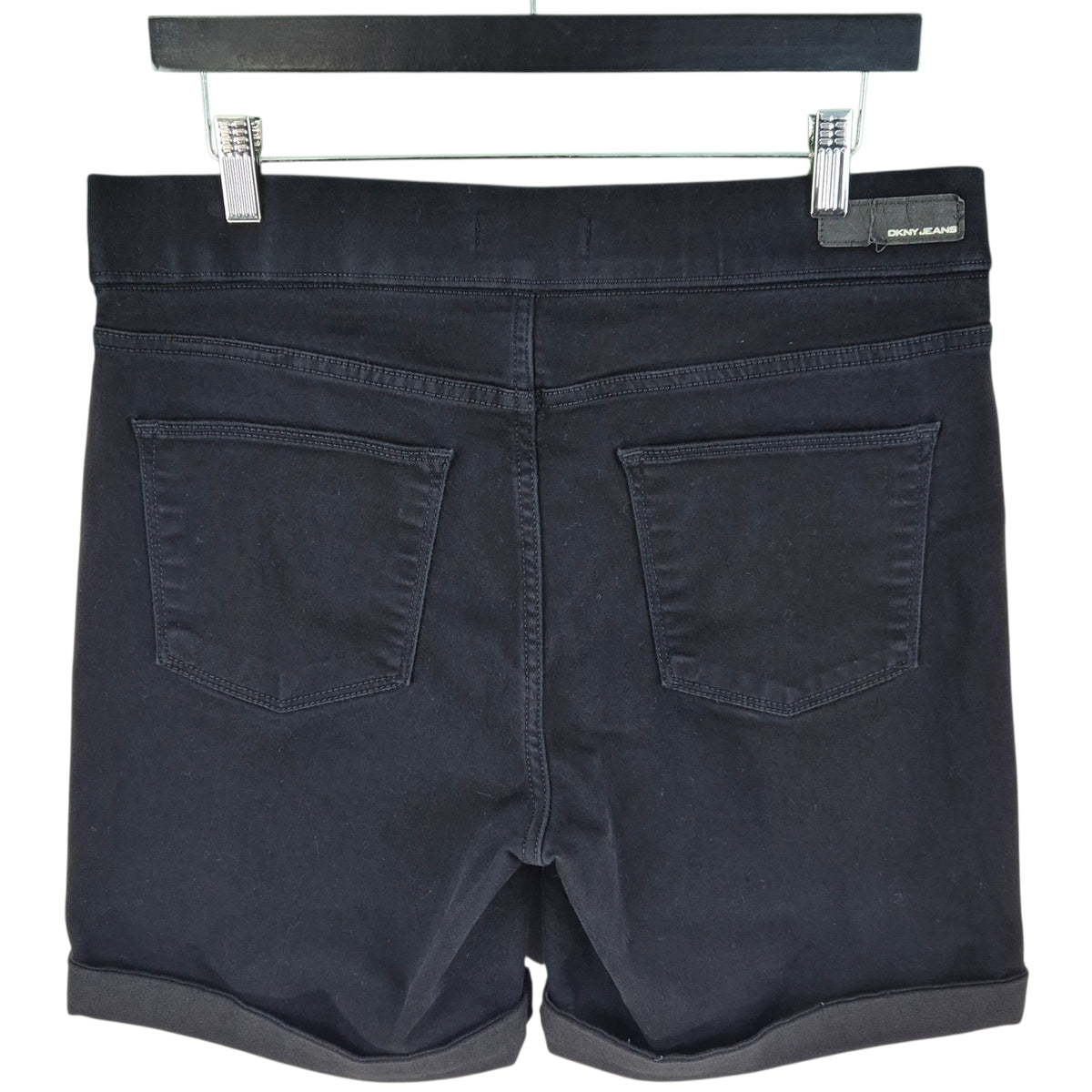 DKNY Womens Black Stretchy Chino Shorts W32