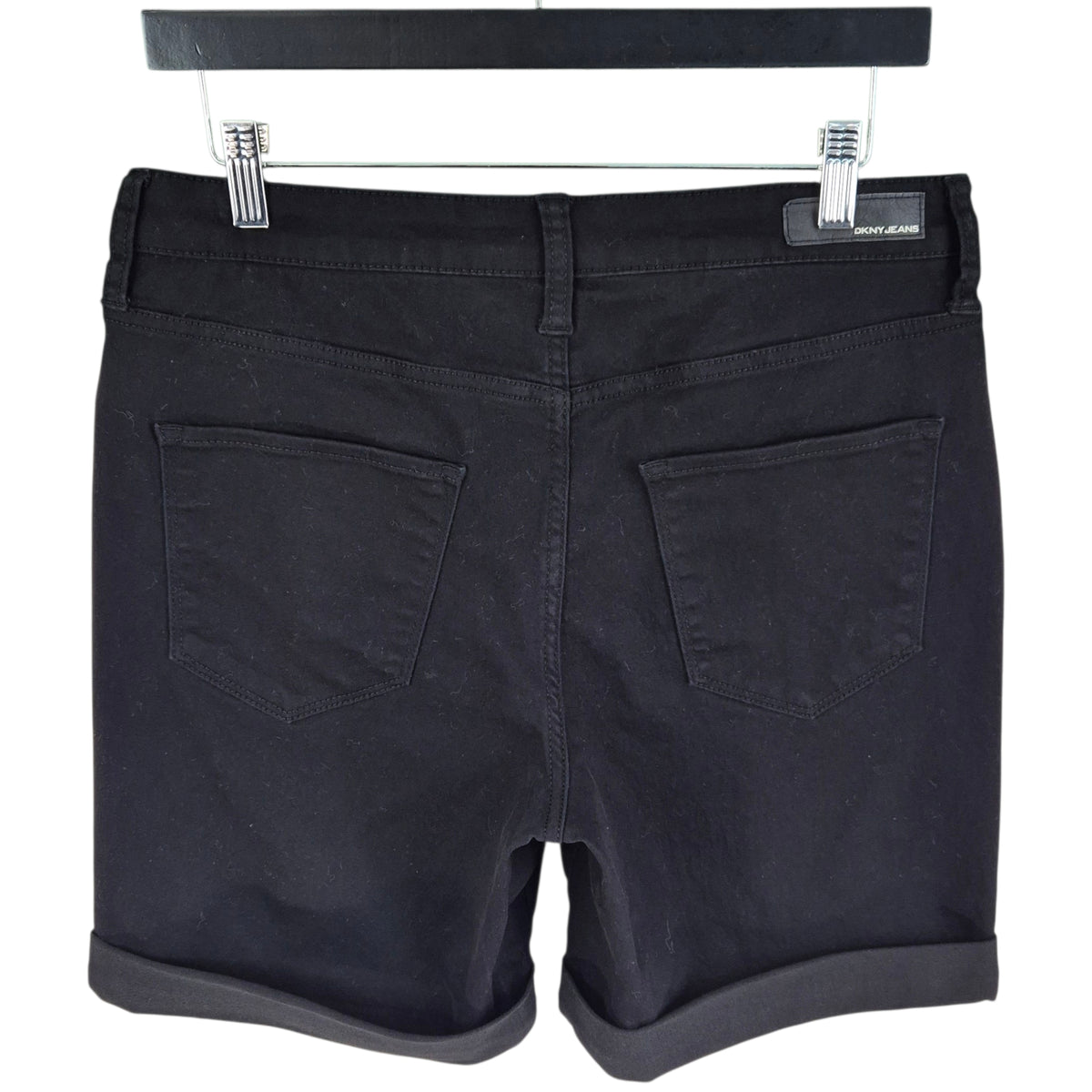 DKNY Womens Black Stretch Chino Shorts W31