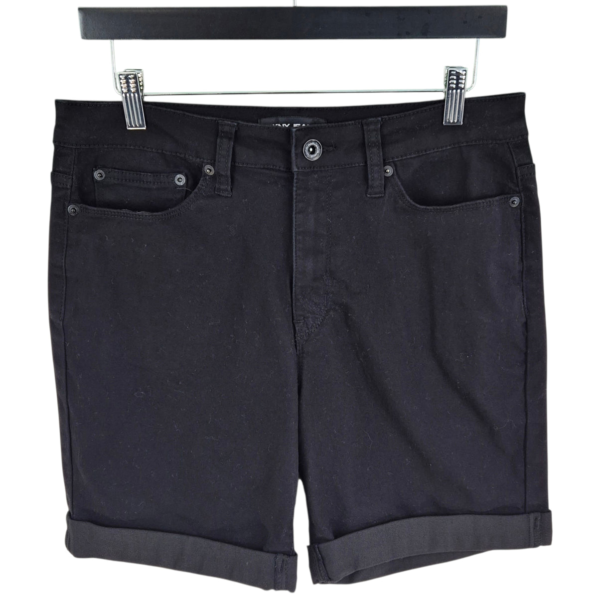 DKNY Womens Black Stretch Chino Shorts W31