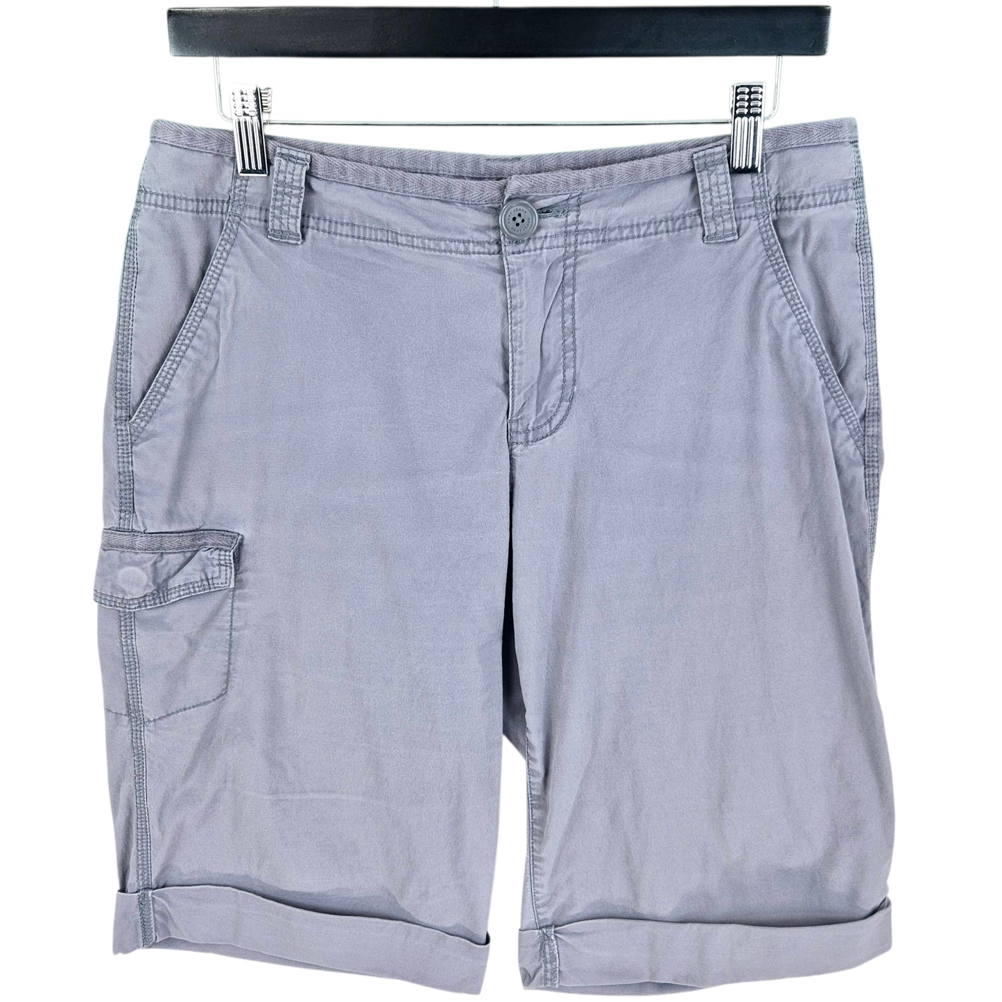 DKNY Jeans Womens Grey Stretch Chino Shorts W30