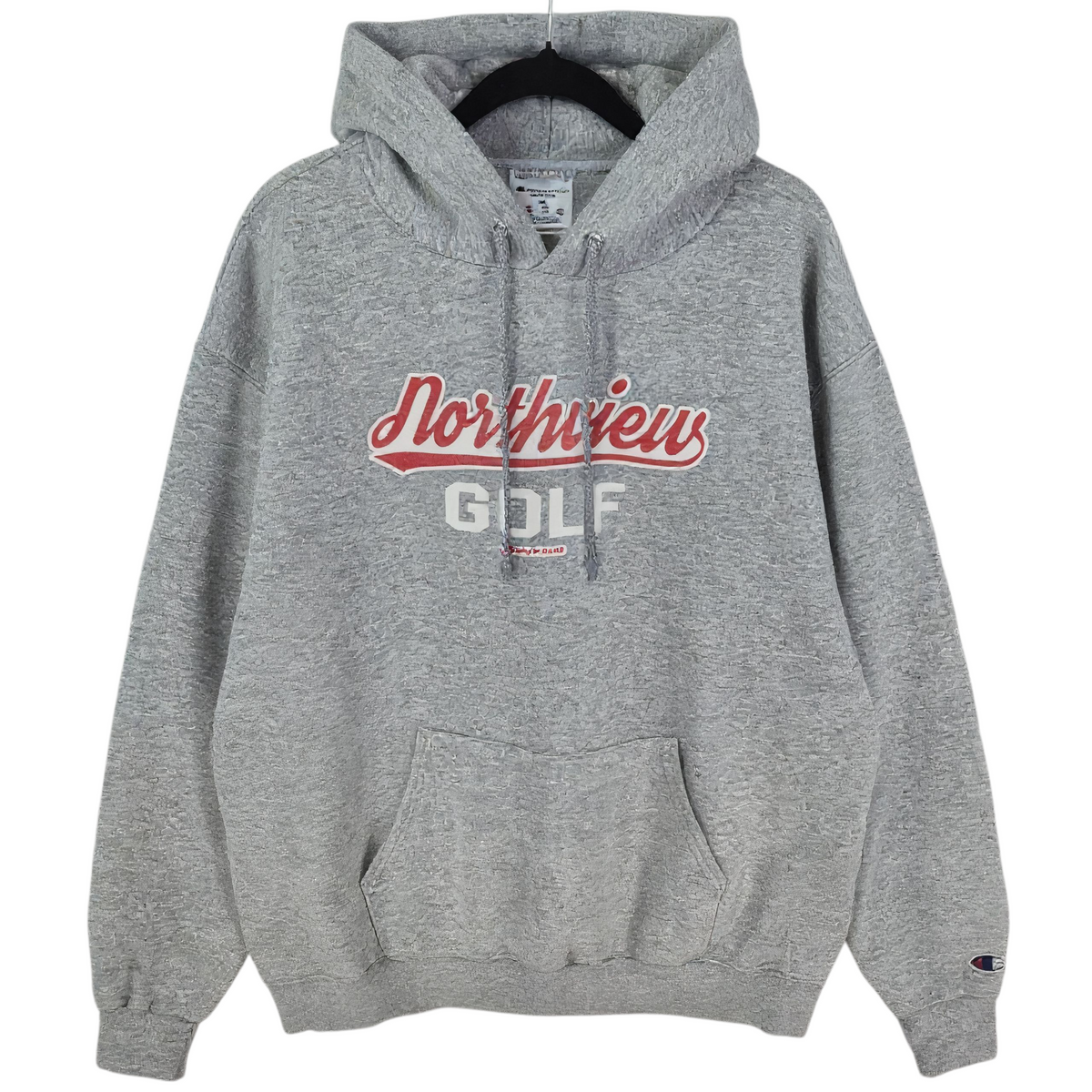 Champion Northview Golf Grey Cotton Hoodie Size XL