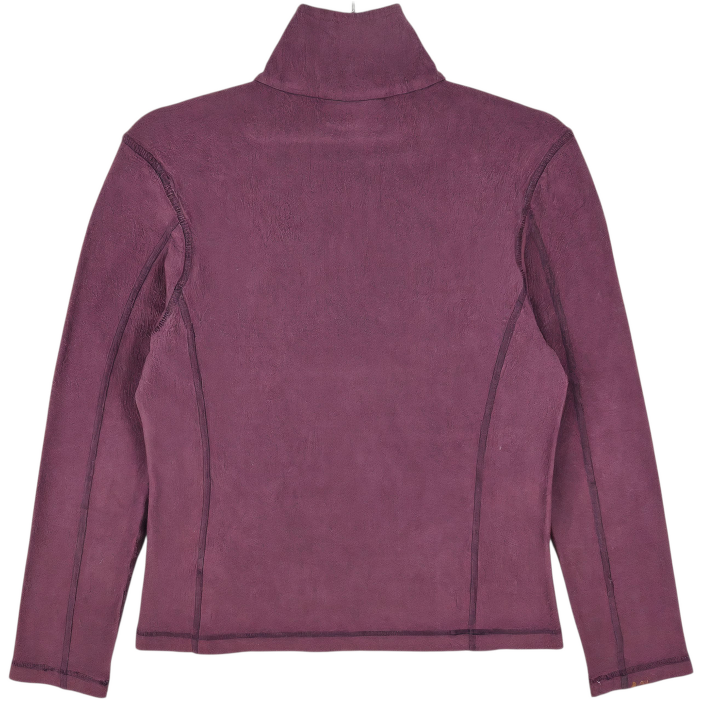 Patagonia Womens Burgundy Quarter Zip Fleece Jumper Size XS