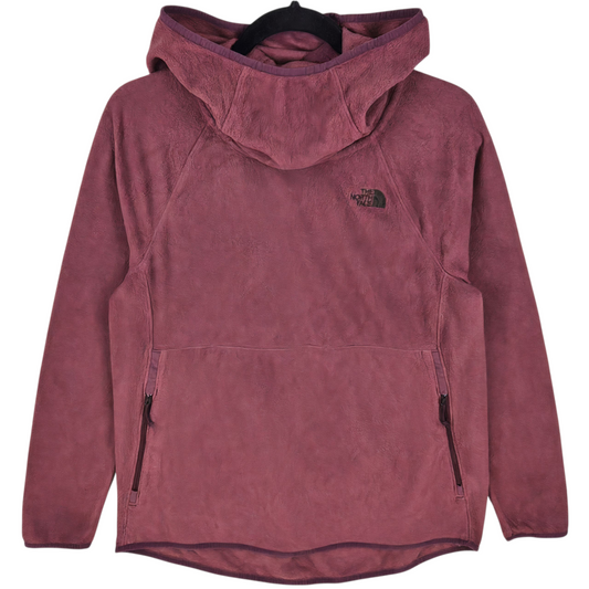 The North Face Womens Burgundy Turtle Hood Fleece Hoodie Size M