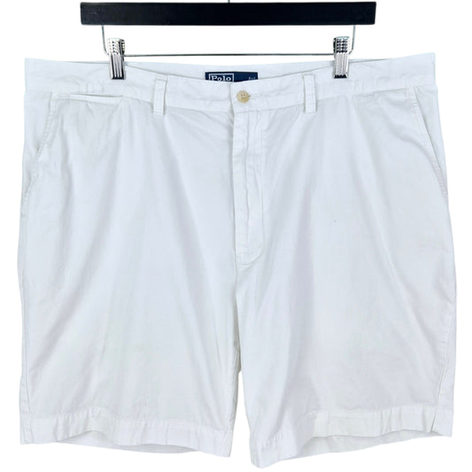 Vintage Polo Ralph Lauren 90's White Chino Shorts W40