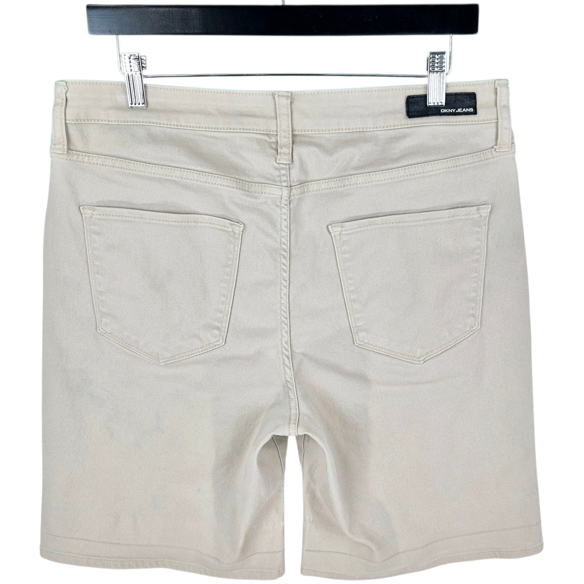 DKNY Jeans Womens Light Brown Stretch Chino Shorts W33