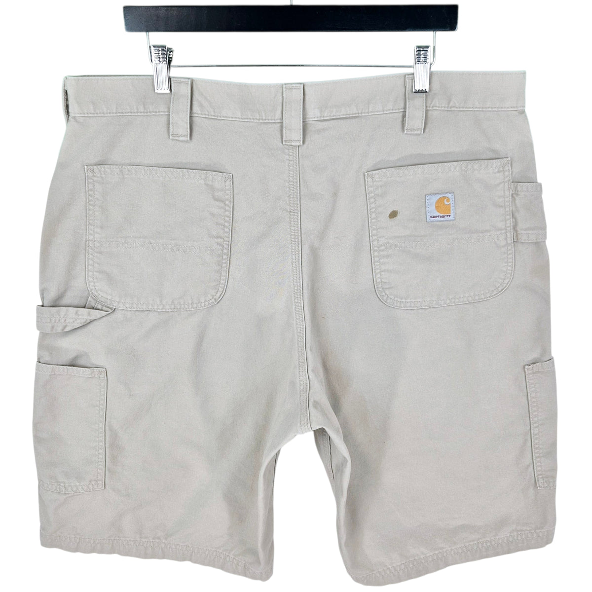 Carhartt Light Brown Canvas Carpenter Shorts W40