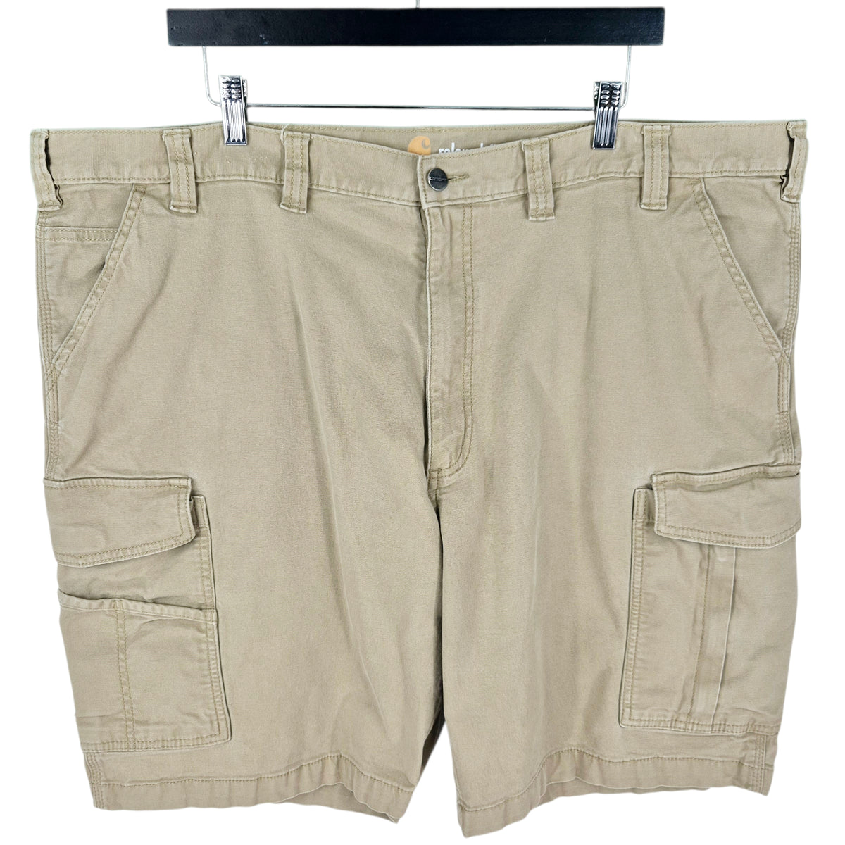 Carhartt Light Brown Relaxed Fit Canvas Cargo Shorts W46