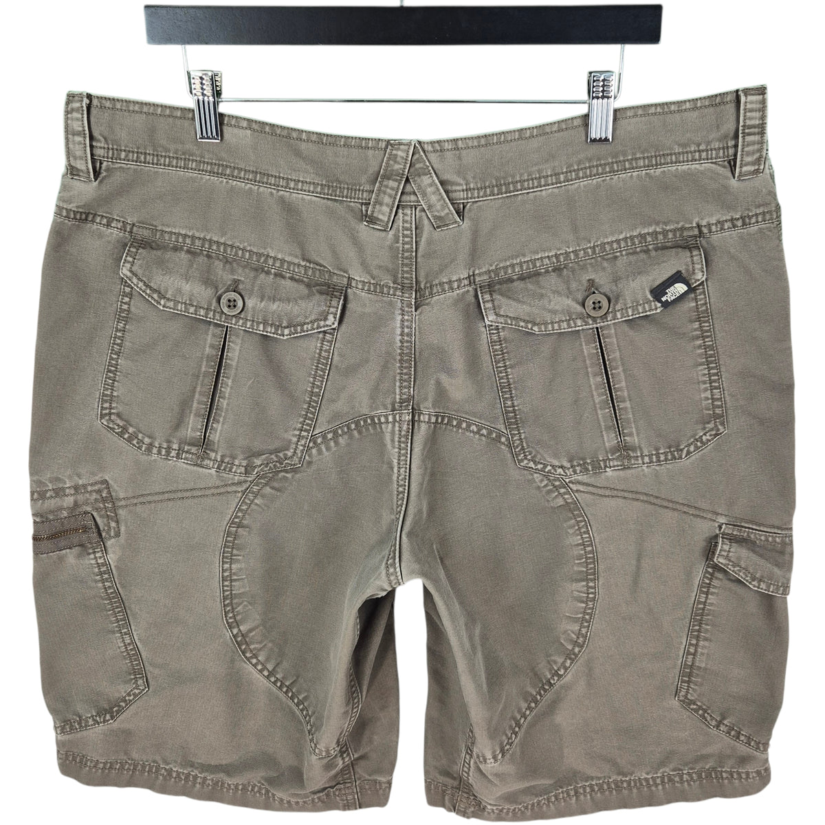 The North Face Brown Canvas Cargo Shorts W39
