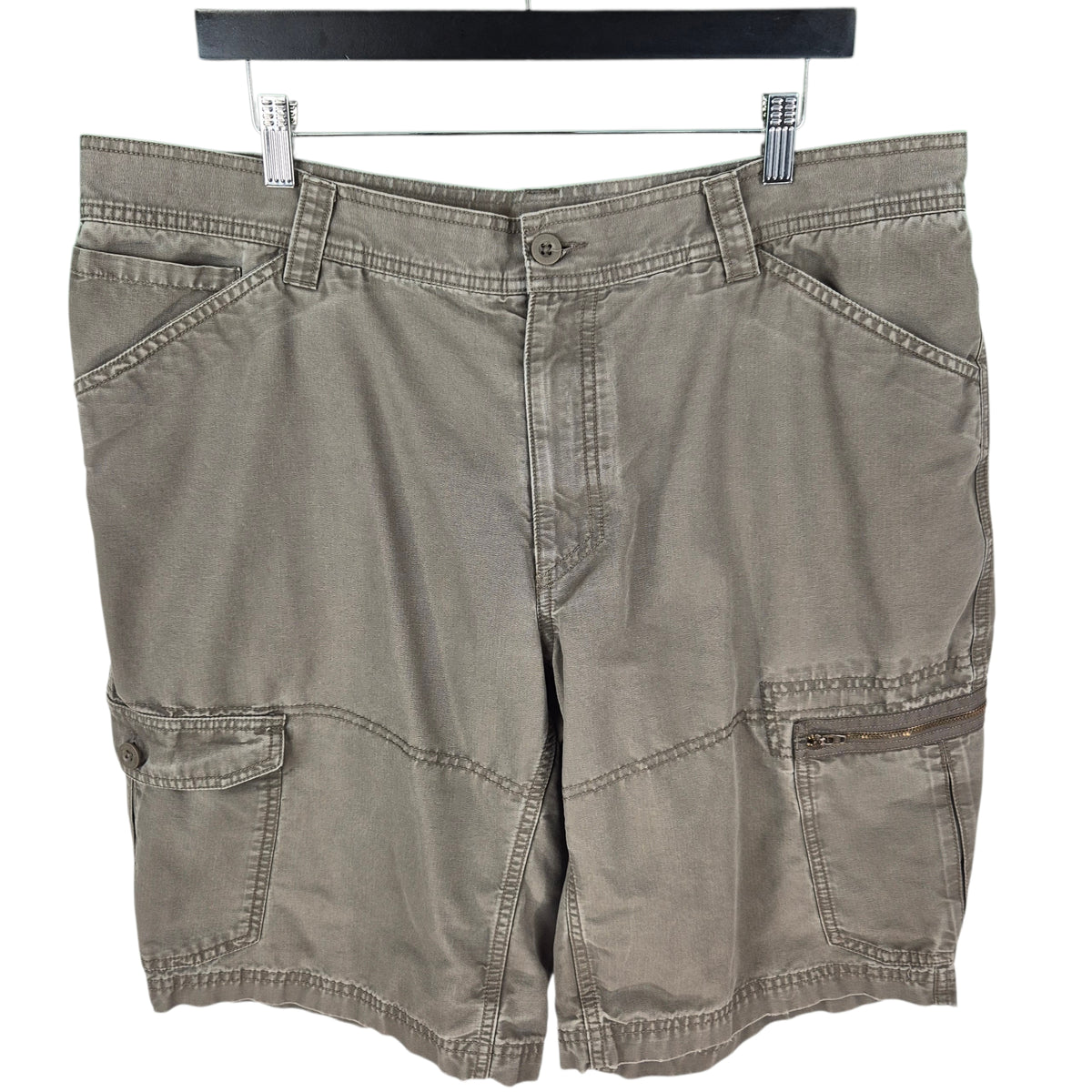The North Face Brown Canvas Cargo Shorts W39