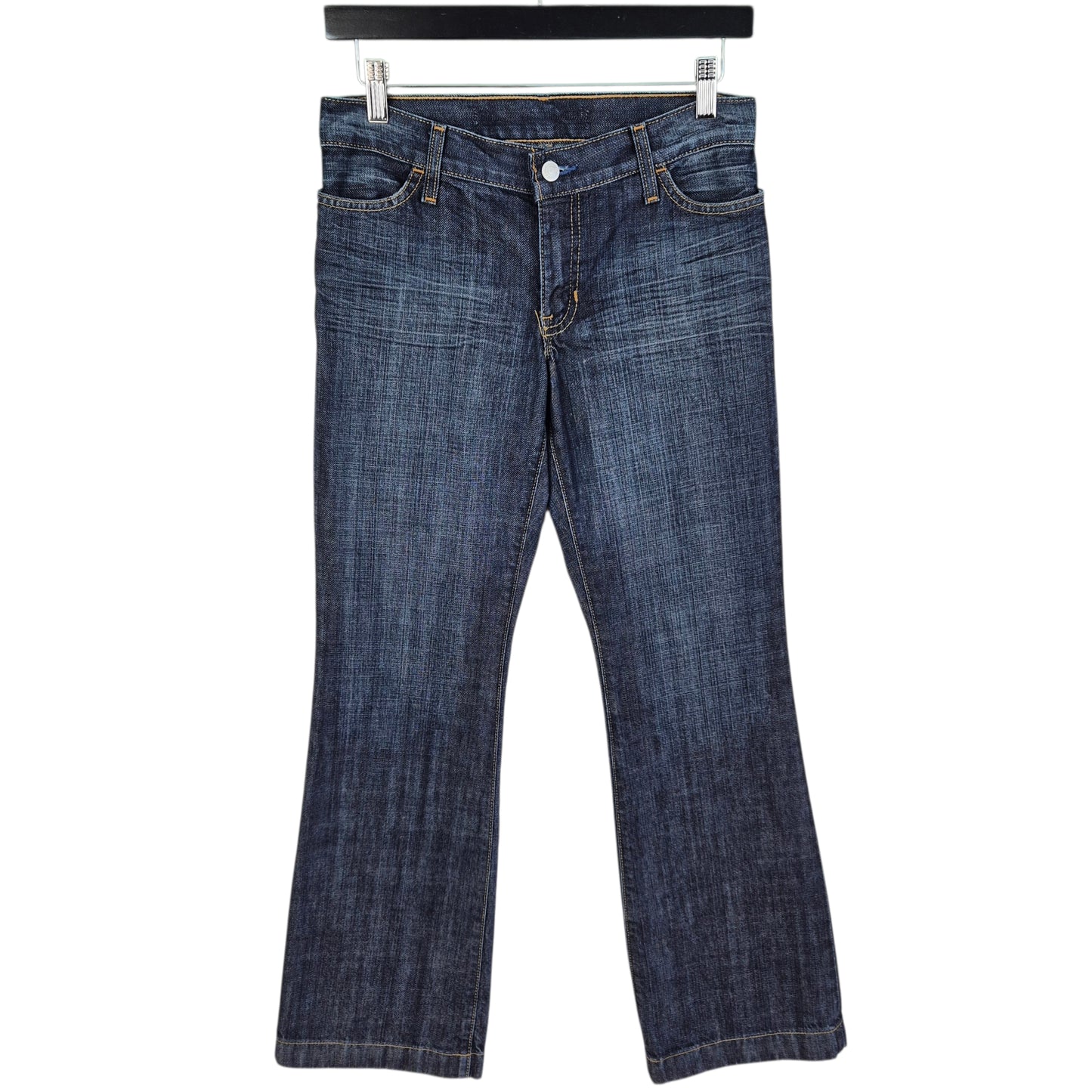 Gap Jeans Womens Dark Blue Rigid Flare Leg Denim W29