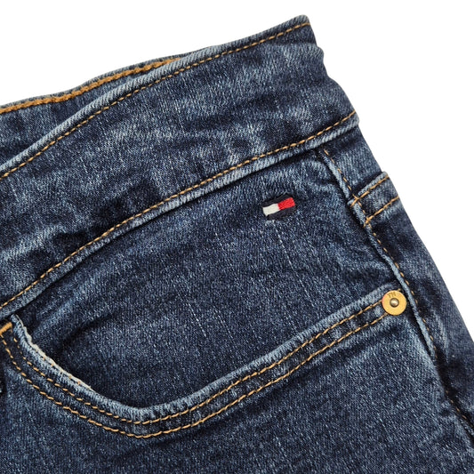 Tommy Hilfiger Jeans Womens Dark Blue Skinny Stretch Denim W30