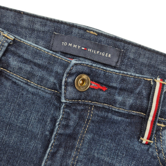 Tommy Hilfiger Jeans Womens Dark Blue High Rise Slim Stretch Denim W32