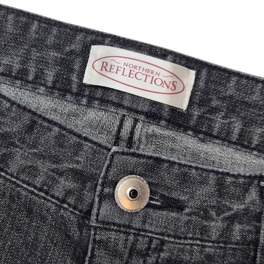 Northern Reflections Jeans Womens Dark Grey Bootcut Denim W33