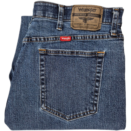 Wrangler Performance Series Jeans Blue Classic Heavy Stretch Denim W38