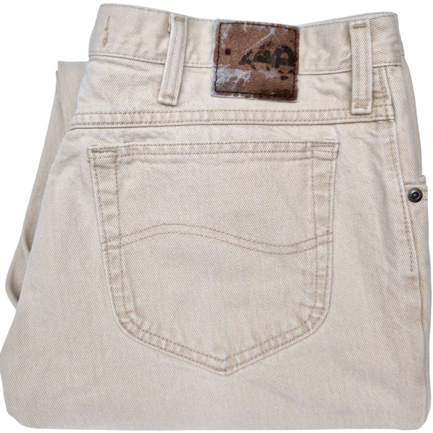 Vintage Lee Jeans Light Brown Regular Fit Denim W39