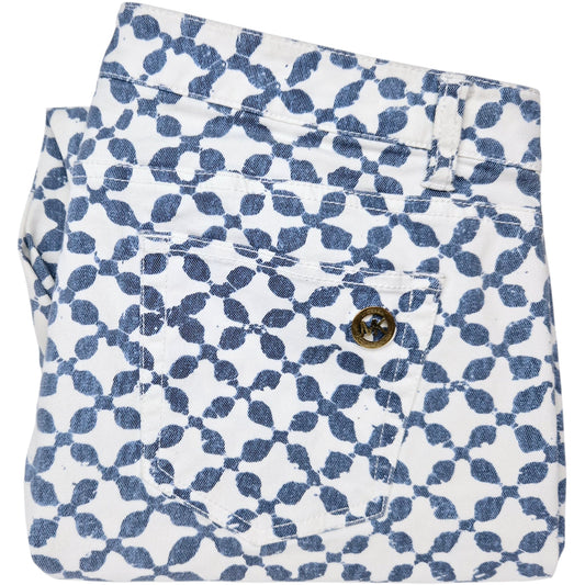 Michael Kors Jeans Womens White & Blue Skinny Denim W33