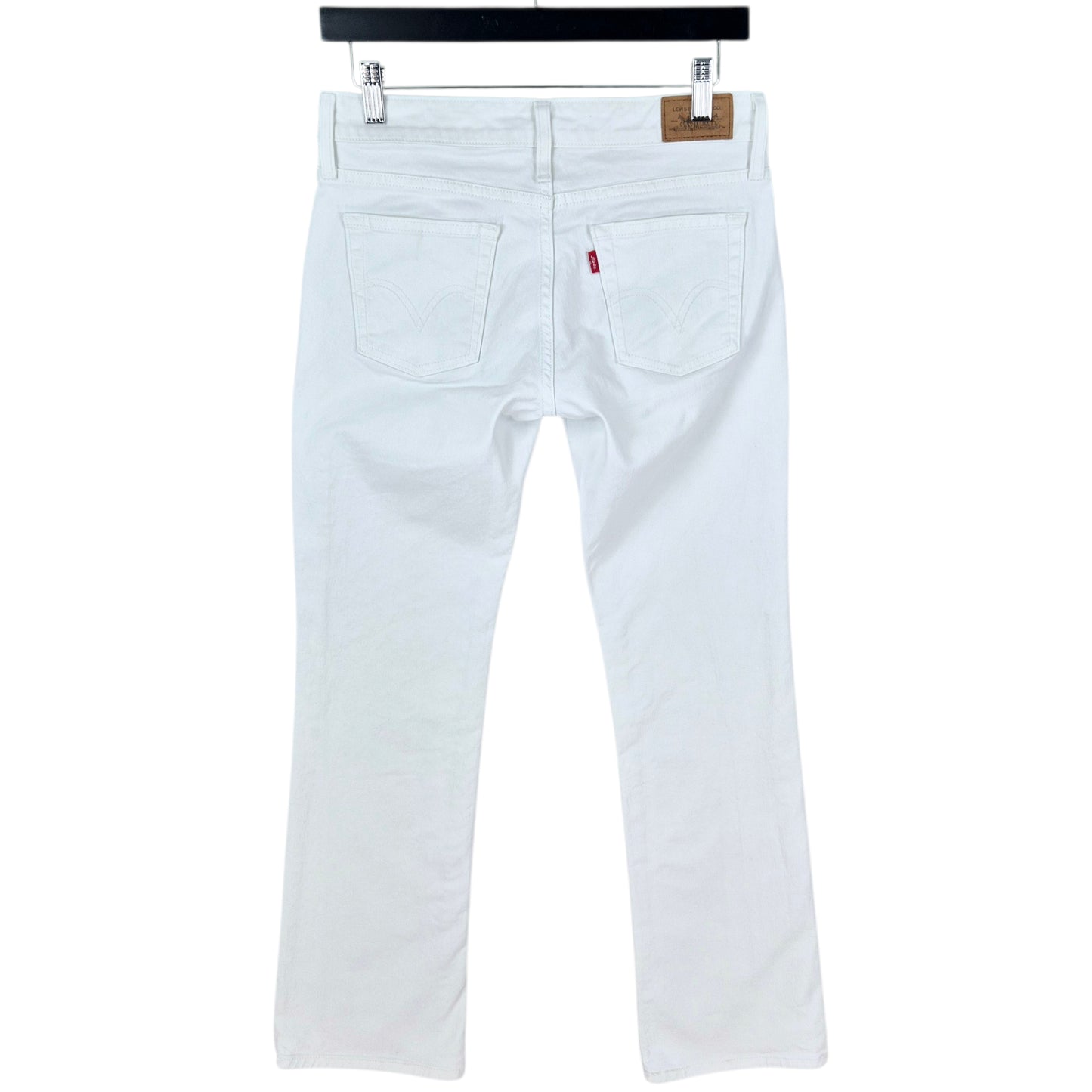 Vintage Levis 545 Jeans Womens White Low Bootcut Denim W29