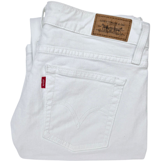 Vintage Levis 545 Jeans Womens White Low Bootcut Denim W29