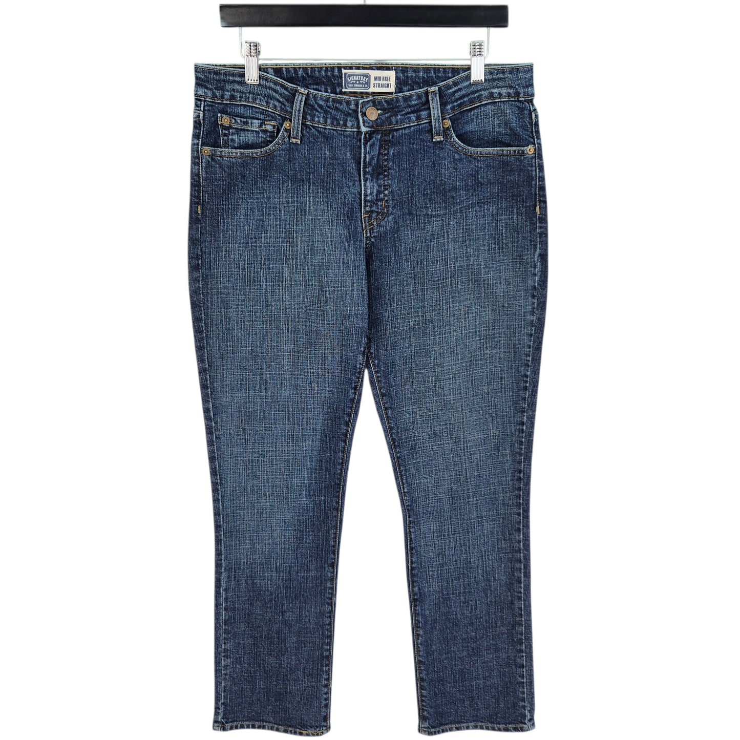 Vintage Levis Signature Jeans Womens Blue Mid Rise Straight Leg Denim W32