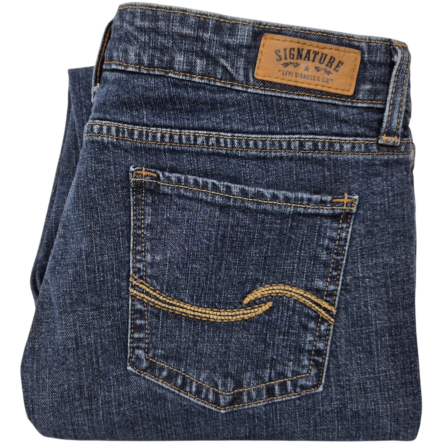 Vintage Levis Signature Jeans Womens Blue Mid Rise Straight Leg Denim W32