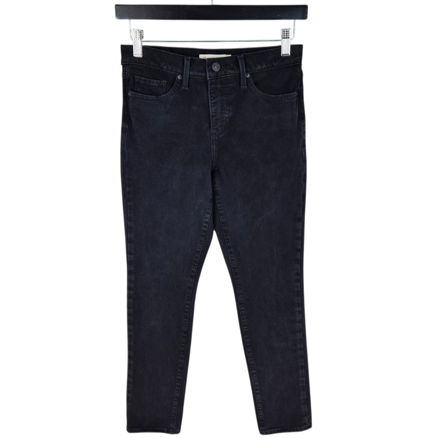 Levis 311 Premium Jeans Womens Black Shaping Skinny Stretch Denim W26
