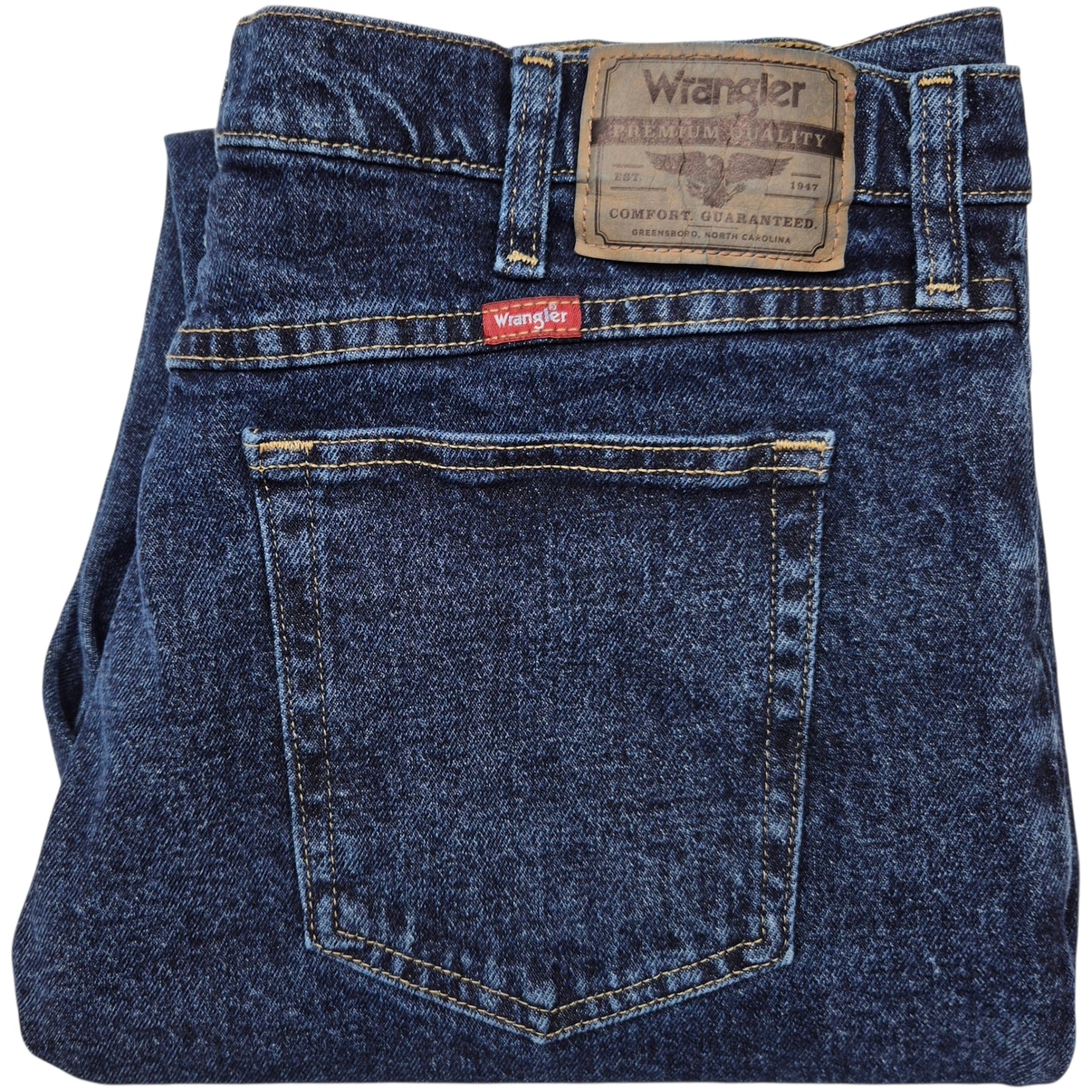 Vintage Wrangler Jeans Dark Blue Classic Heavy Denim W37