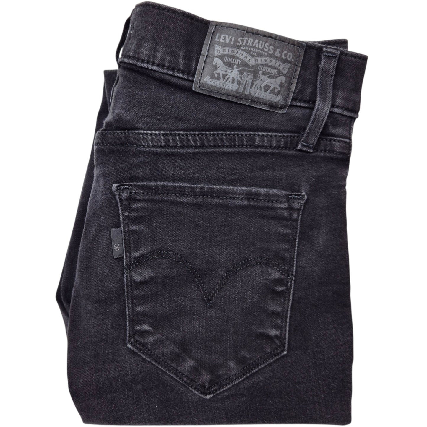 Levis 311 Jeans Womens Black Skinny Stretch Denim W27