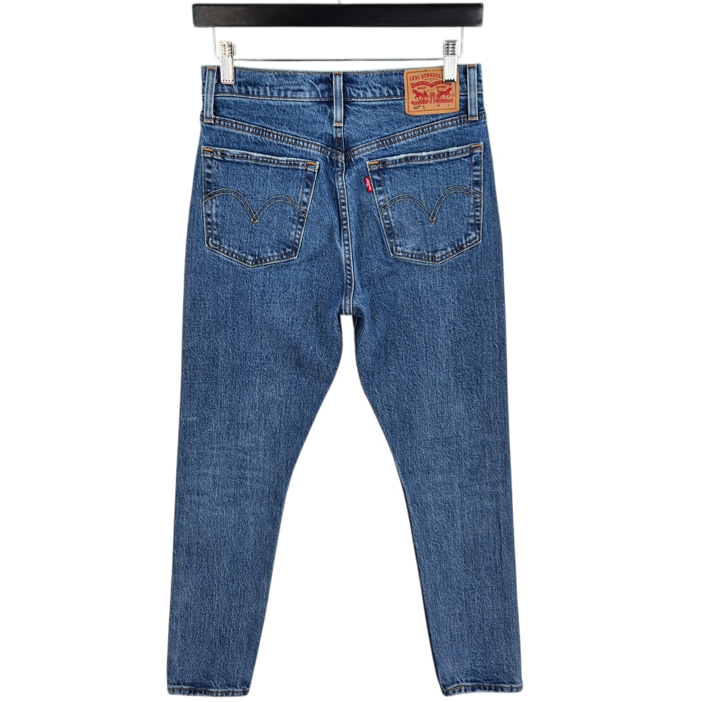 Levis 501 Jeans Womens Blue Classic Slim Denim W27