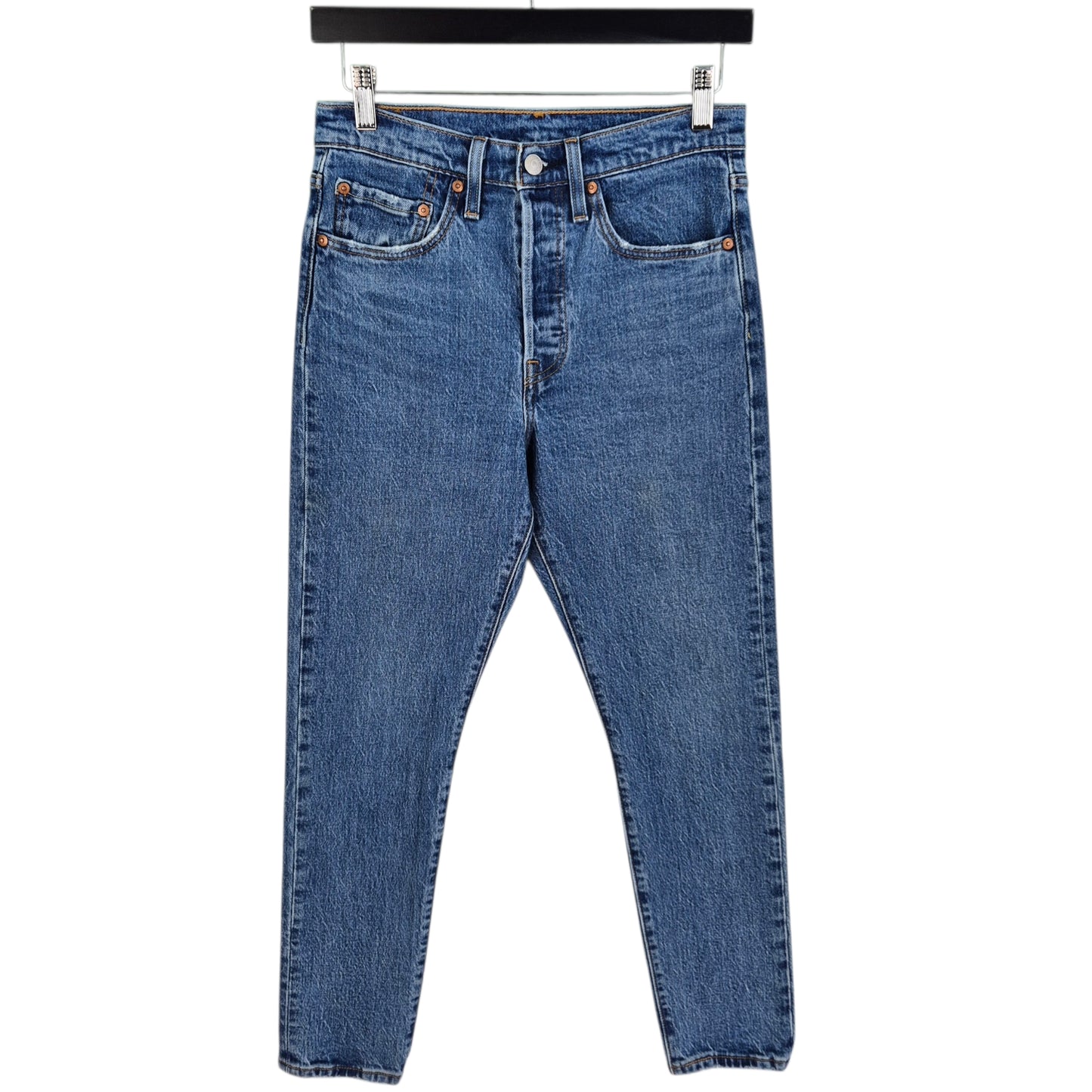 Levis 501 Jeans Womens Blue Classic Slim Denim W27