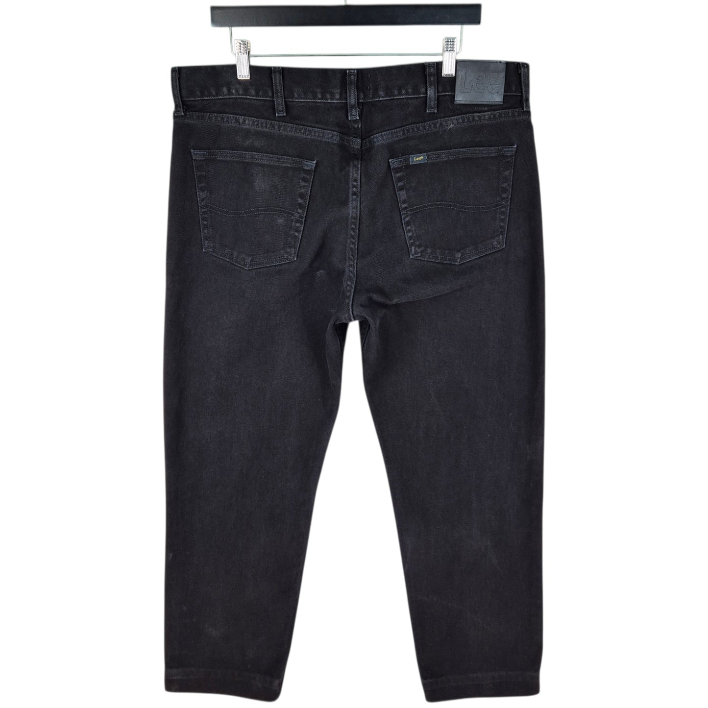 Vintage Lee Jeans Black Heavy Regular Fit Denim W38