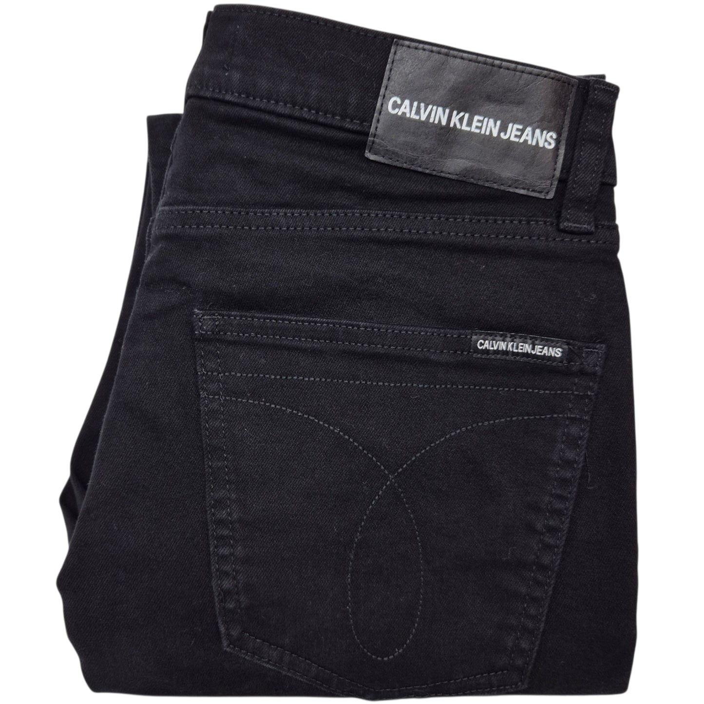 Calvin Klein Jeans Black Slim Straight Leg Denim W30