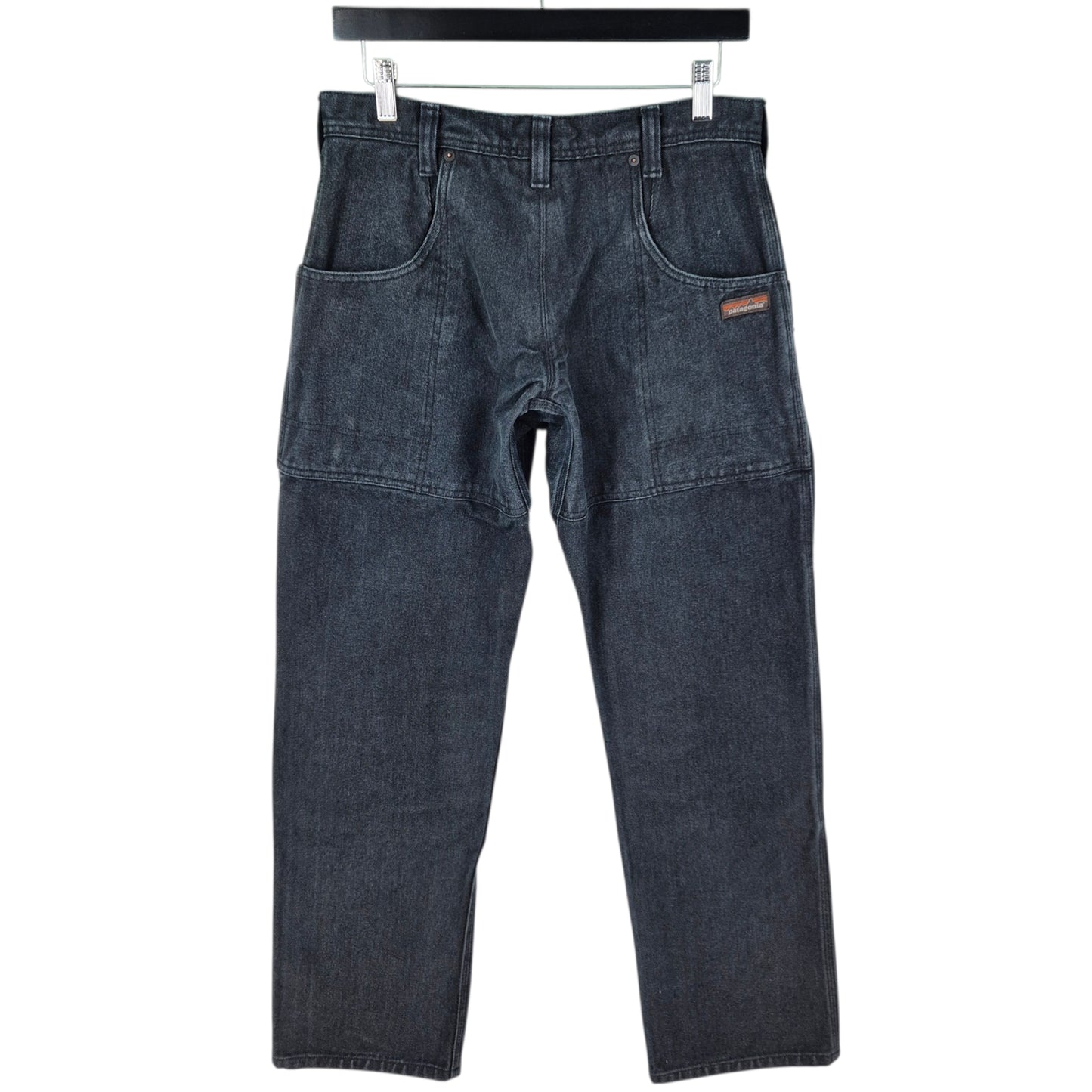 Patagonia Workwear Jeans Black Extra Heavy Rigid Denim W30