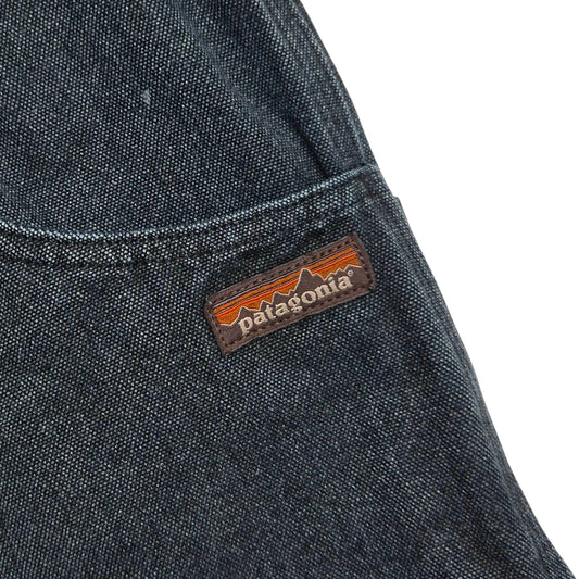 Patagonia Workwear Jeans Black Extra Heavy Rigid Denim W30