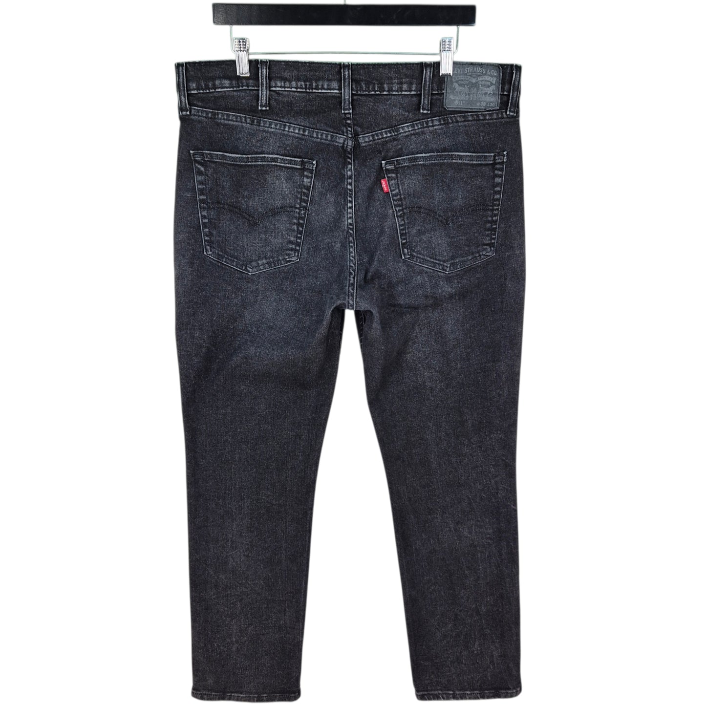 Levis 511 Jeans Black Slim Stretch Denim W38