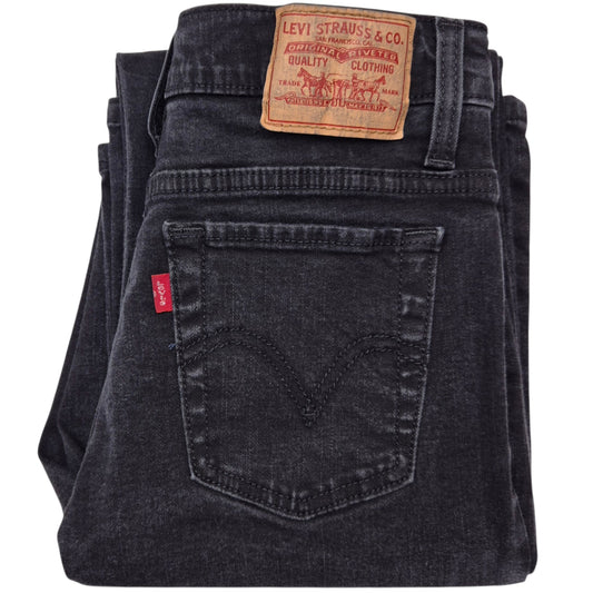 Vintage Levis 512 Jeans Womens Black Perfectly Slimming Bootcut Denim W26