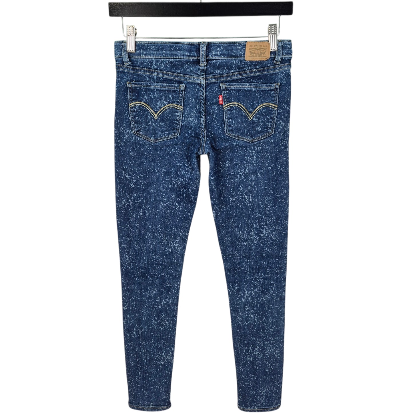 Levis 710 Jeans Womens Blue Super Skinny Stretch Denim W27