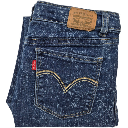 Levis 710 Jeans Womens Blue Super Skinny Stretch Denim W27