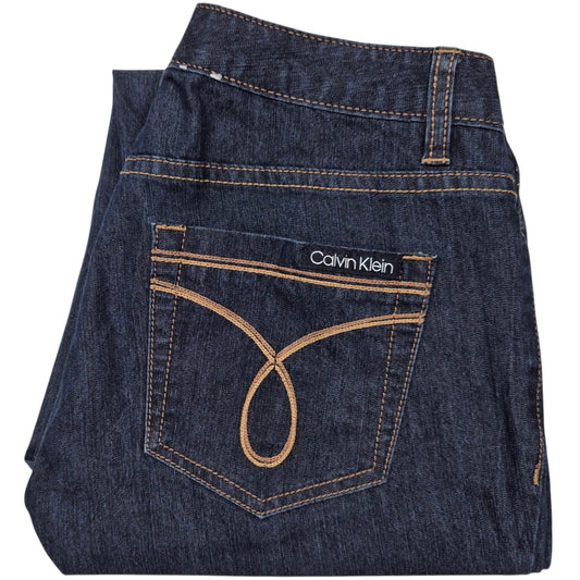 Vintage Calvin Klein Jeans Womens Dark Blue Lightweight Denim W29